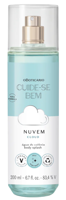 Body Splash Cuide-se Bem Nuvem, 200ml