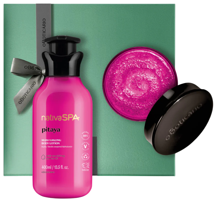 Kit de Natal Esfoliação Nativa SPA Pitaya