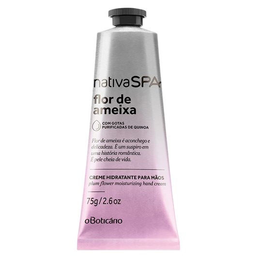 Creme de Mãos Nativa SPA Flor de Ameixa 75g