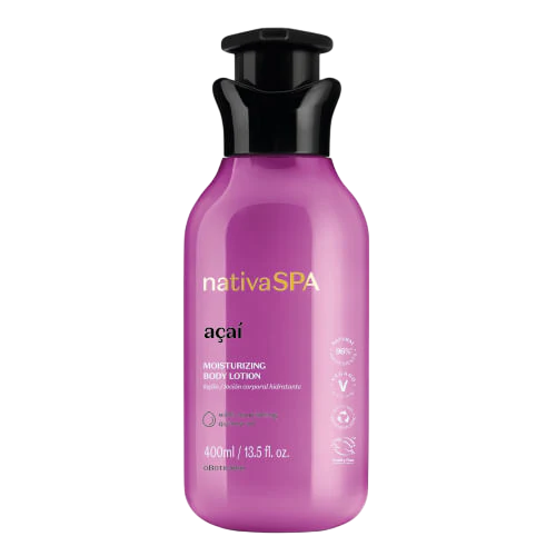 Loção Hidratante Nativa SPA Açaí, 400ml